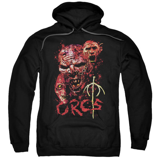 Lord of the Rings Orcs Mens Hoodie Black