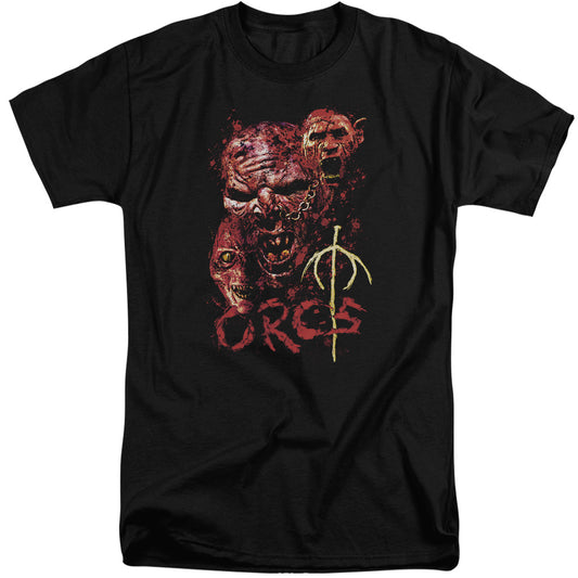 Lord of the Rings Orcs Mens Tall T Shirt Black