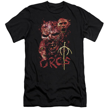 Lord of the Rings Orcs Premium Bella Canvas Slim Fit Mens T Shirt Black