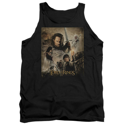 Lord of the Rings Rotk Poster Mens Tank Top Shirt Black