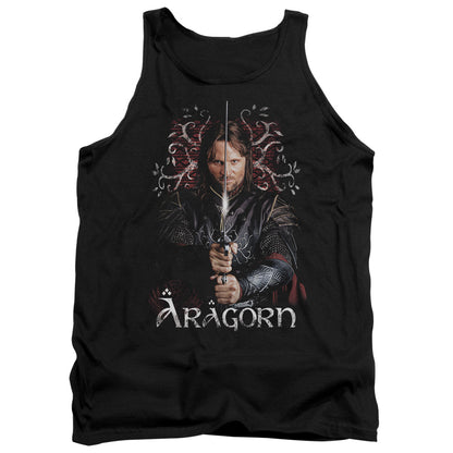 Lord of the Rings Aragorn Mens Tank Top Shirt Black