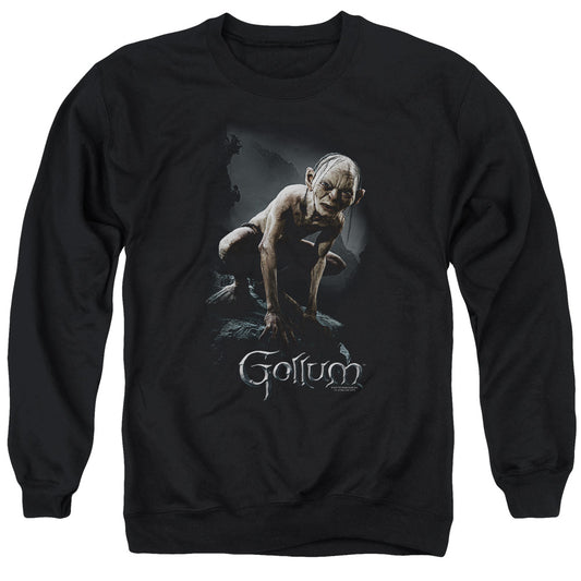 Lord of the Rings Gollum Mens Crewneck Sweatshirt Black