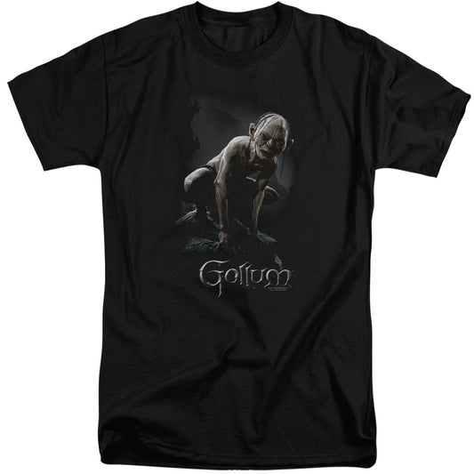 Lord of the Rings Gollum Mens Tall T Shirt Black