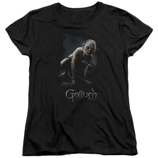 Lord of the Rings Gollum Womens T Shirt Black