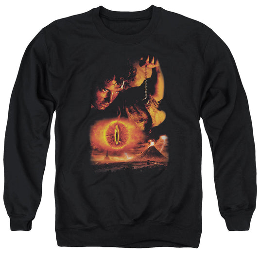 Lord of the Rings Destroy The Ring Mens Crewneck Sweatshirt Black