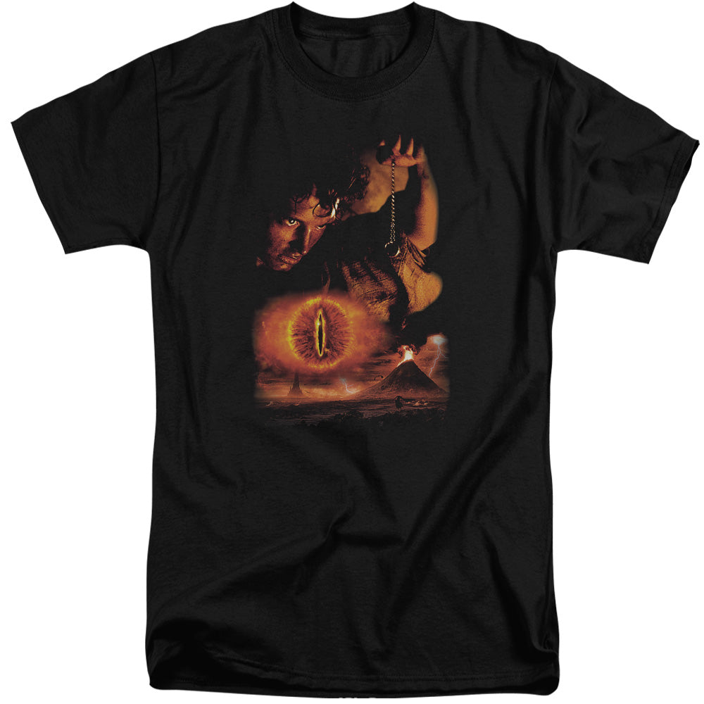 Lord of the Rings Destroy The Ring Mens Tall T Shirt Black