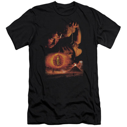 Lord of the Rings Destroy The Ring Premium Bella Canvas Slim Fit Mens T Shirt Black