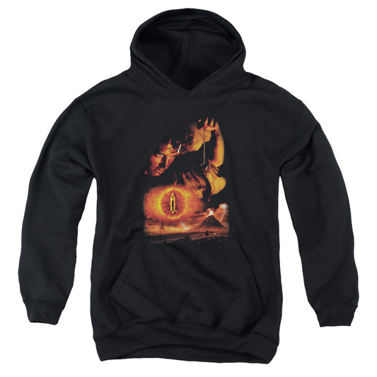 Lord of the Rings Destroy the Ring Kids Youth Hoodie Black