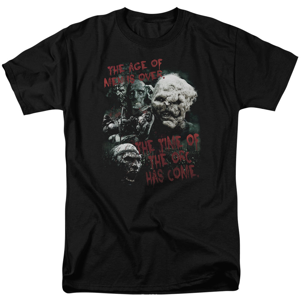Lord of the Rings Time Of The Orc Mens T Shirt Black Officially Licensed