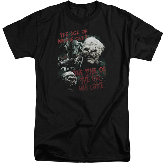 Lord of the Rings Time Of The Orc Mens Tall T Shirt Black