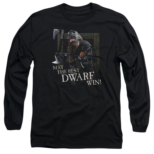 Lord of the Rings The Best Dwarf Mens Long Sleeve Shirt Black