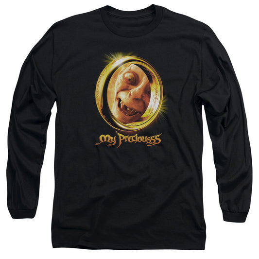 Lord of the Rings My Precious Mens Long Sleeve Shirt Black