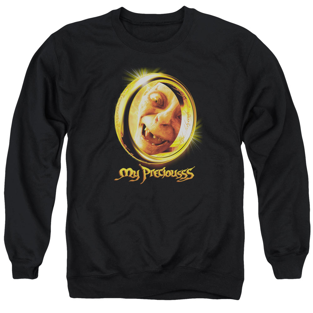 Lord of the Rings My Precious Mens Crewneck Sweatshirt Black