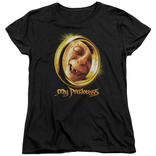 Lord of the Rings My Precious Womens T Shirt Black