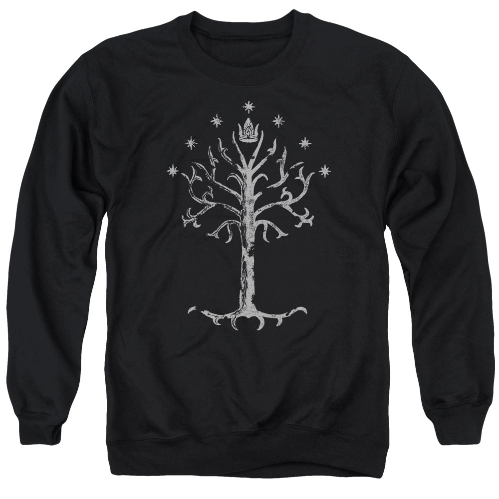 Lord of the Rings Tree Of Gondor Mens Crewneck Sweatshirt Black