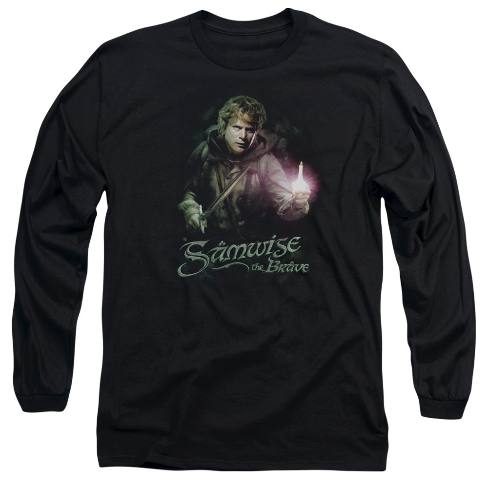 Lord of the Rings Samwise The Brave Mens Long Sleeve Shirt Black