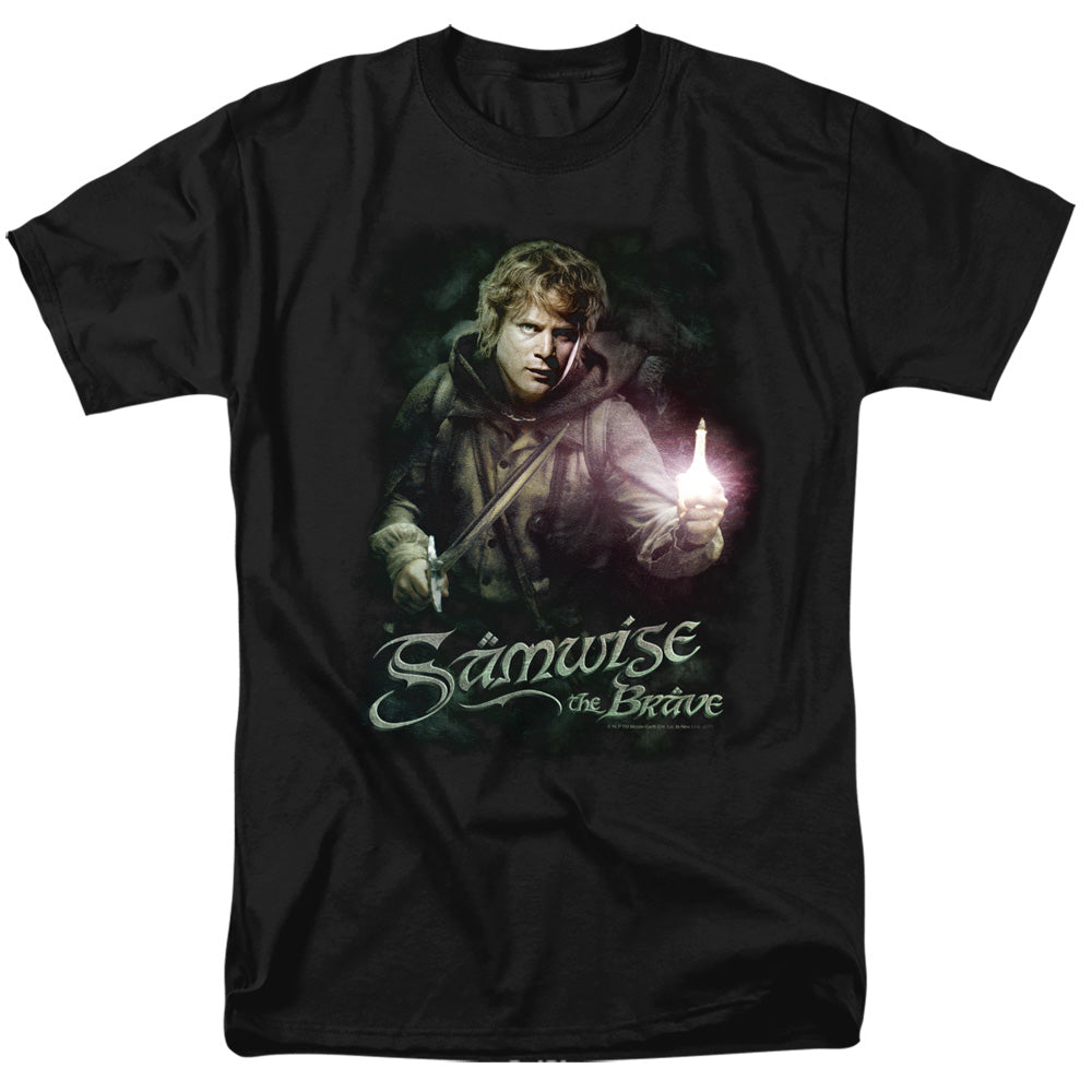 Lord of the Rings Samwise The Brave Mens T Shirt Black