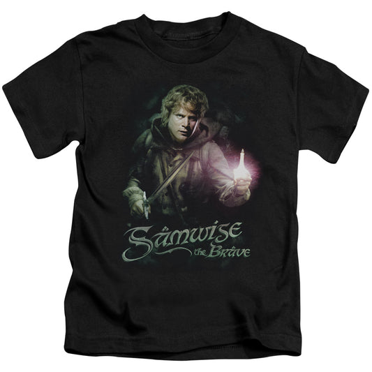 Lord of the Rings Samwise the Brave Juvenile Kids Youth T Shirt Black