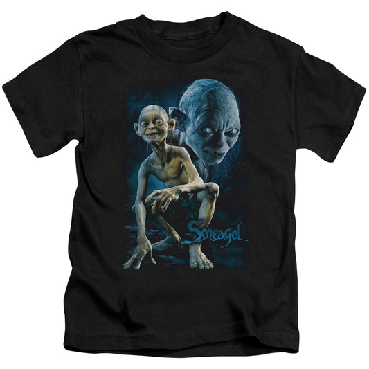 Lord of the Rings Eagol Juvenile Kids Youth T Shirt Black