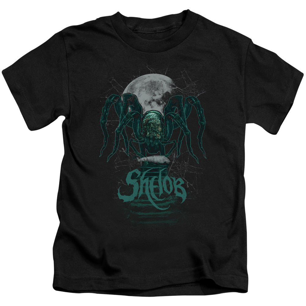 Lord Of The Rings Shelob Juvenile Kids Youth T Shirt Black