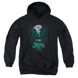 Lord Of The Rings Shelob Kids Youth Hoodie Black