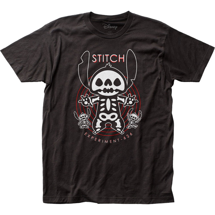 Lilo & Stitch Stich X-Ray Mens T Shirt Black