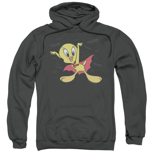 Looney Tunes Vampire Tweety Mens Hoodie Charcoal