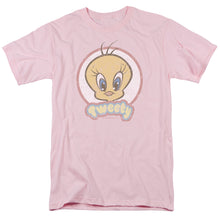 Load image into Gallery viewer, Looney Tunes Retro Tweety Mens T Shirt Pink