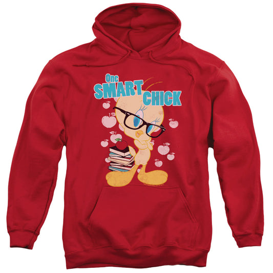 Looney Tunes One Art Chick Mens Hoodie Red