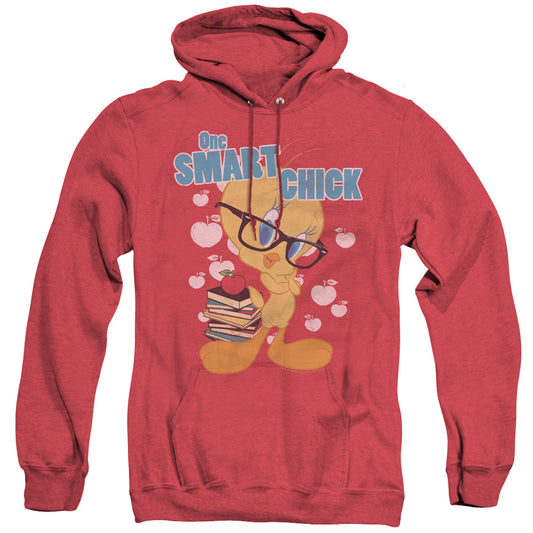 Looney Tunes One Art Chick Mens Heather Hoodie Red Officially Licensed