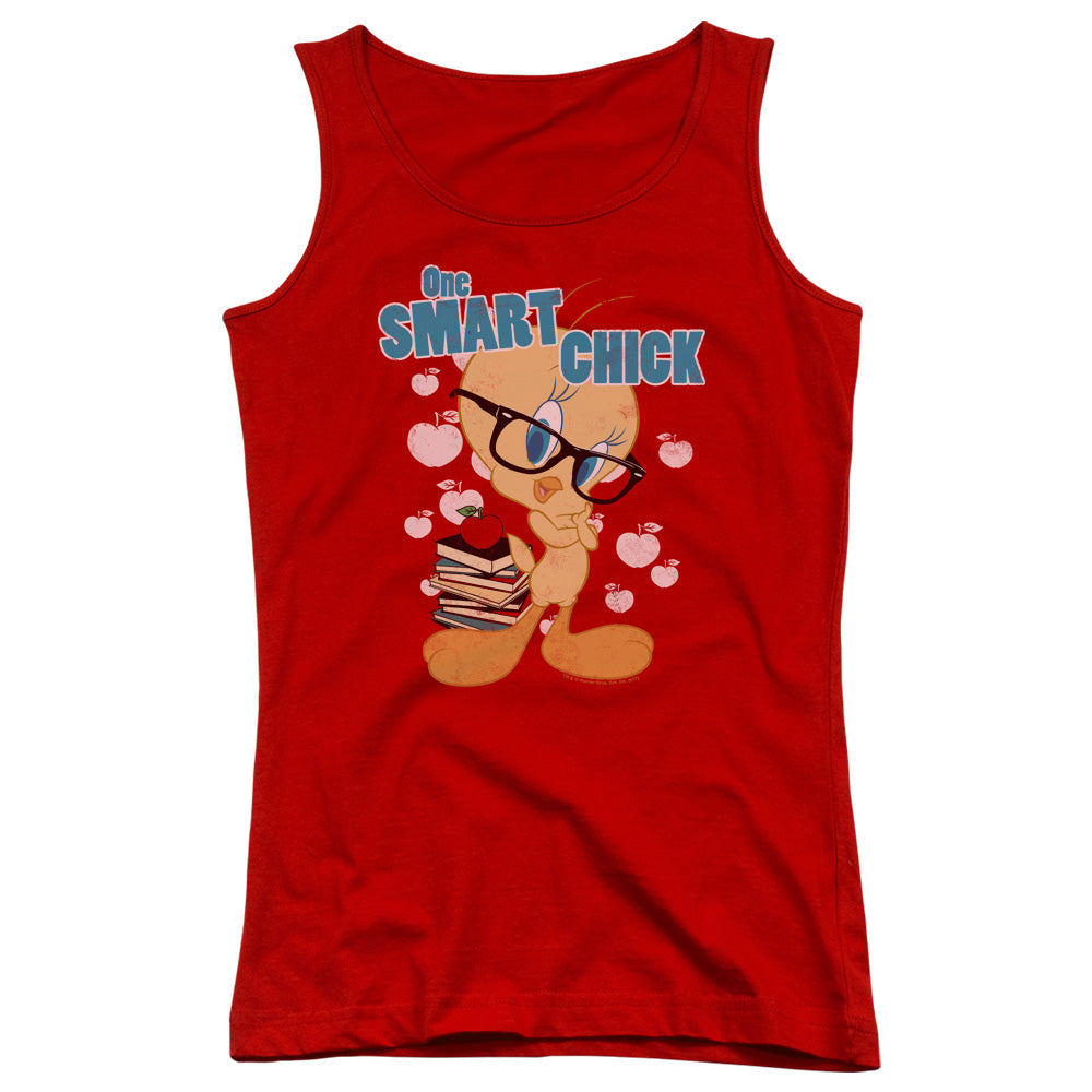 Looney Tunes One Art Chick Womens Tank Top Shirt Red