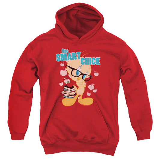 Looney Tunes One Art Chick Kids Youth Hoodie Red
