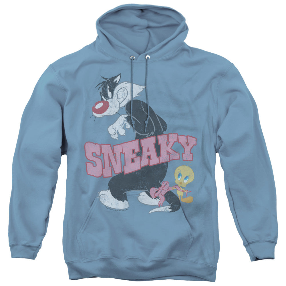 Looney Tunes Sneaky Mens Hoodie Carolina Blue