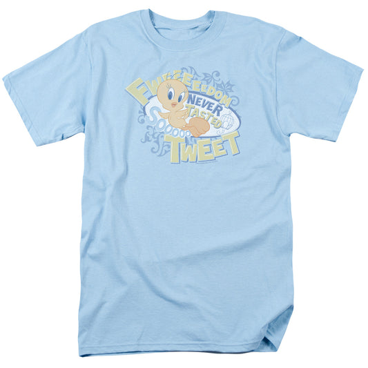 Looney Tunes Fweedom Mens T Shirt Light Blue