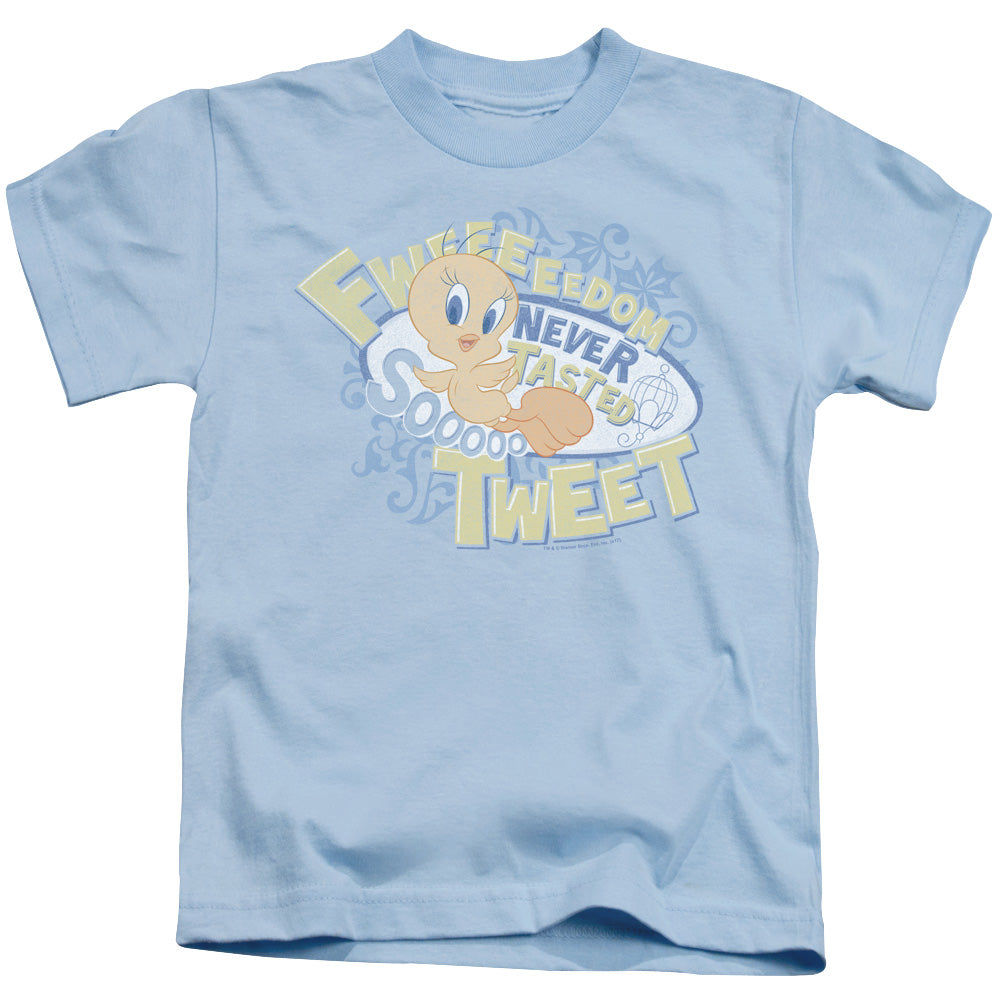 Looney Tunes Fweedom Juvenile Kids Youth T Shirt Light Blue