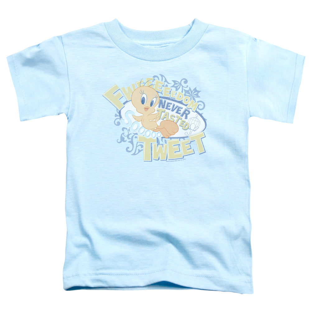 Looney Tunes Fweedom Toddler Kids Youth T Shirt Light Blue