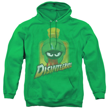 Looney Tunes Disintegrate Mens Hoodie Kelly Green