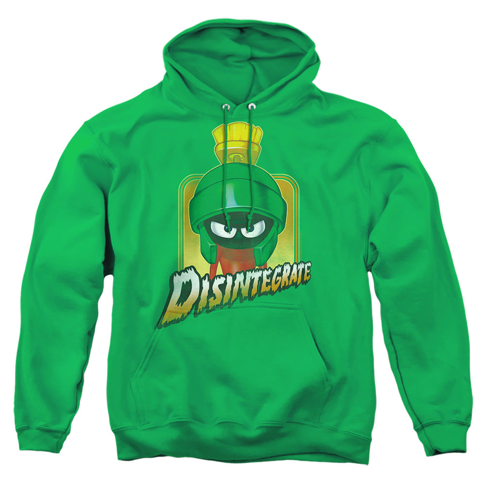 Looney Tunes Disintegrate Mens Hoodie Kelly Green