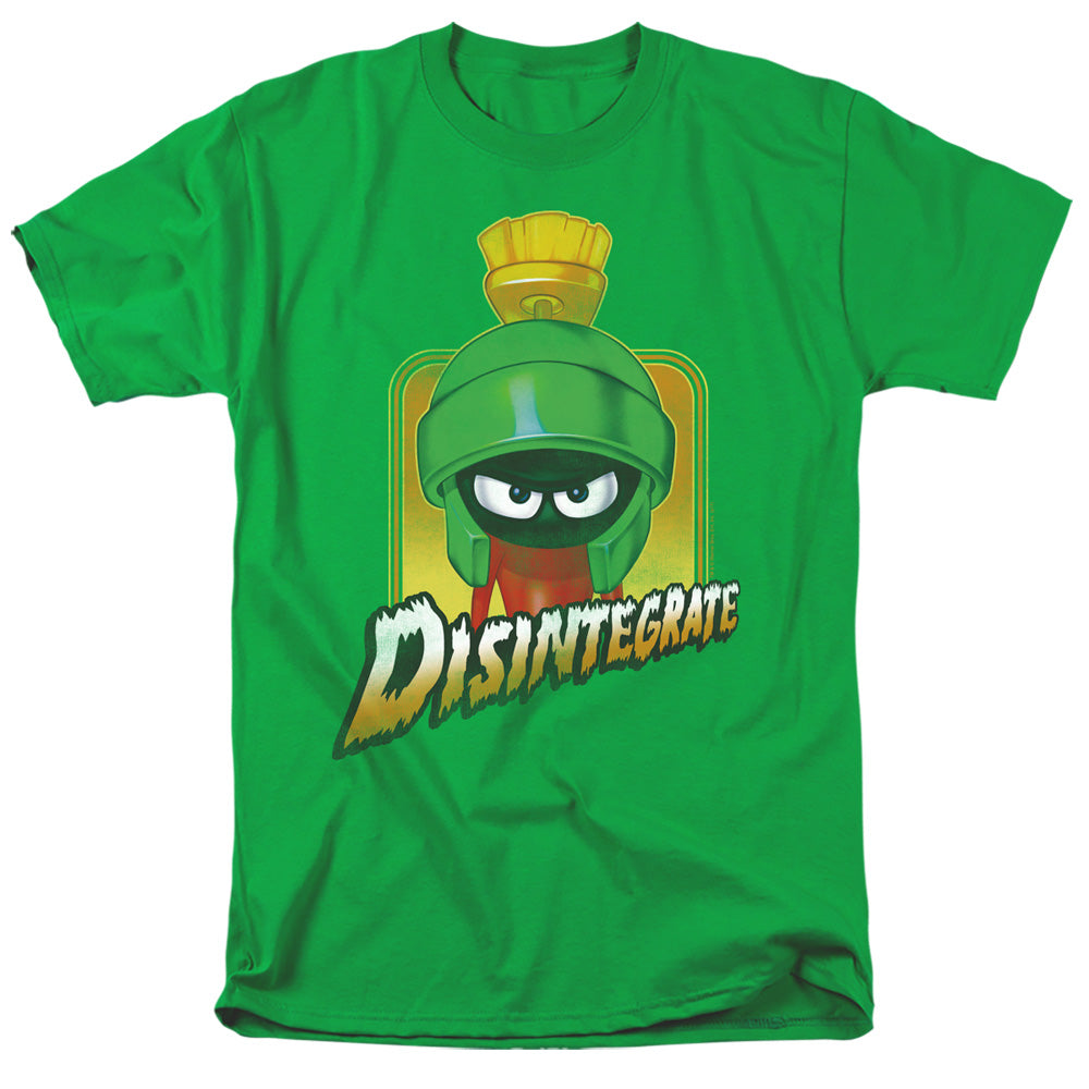 Looney Tunes Disintegrate Mens T Shirt Kelly Green