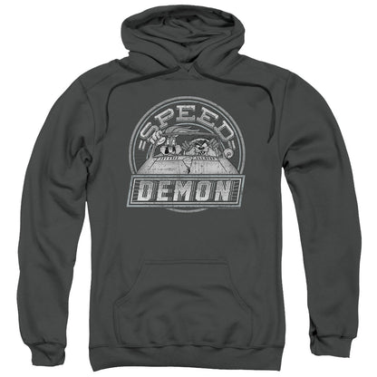 Looney Tunes Speed Demon Mens Hoodie Charcoal