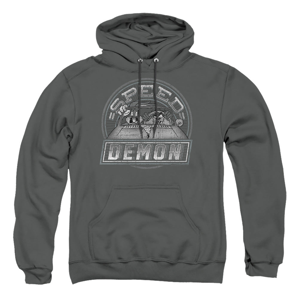 Looney Tunes Speed Demon Mens Hoodie Charcoal