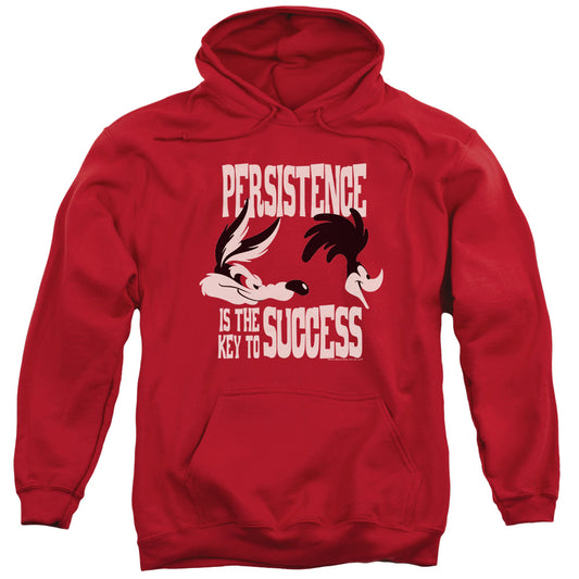 Looney Tunes Persistence Mens Hoodie Red