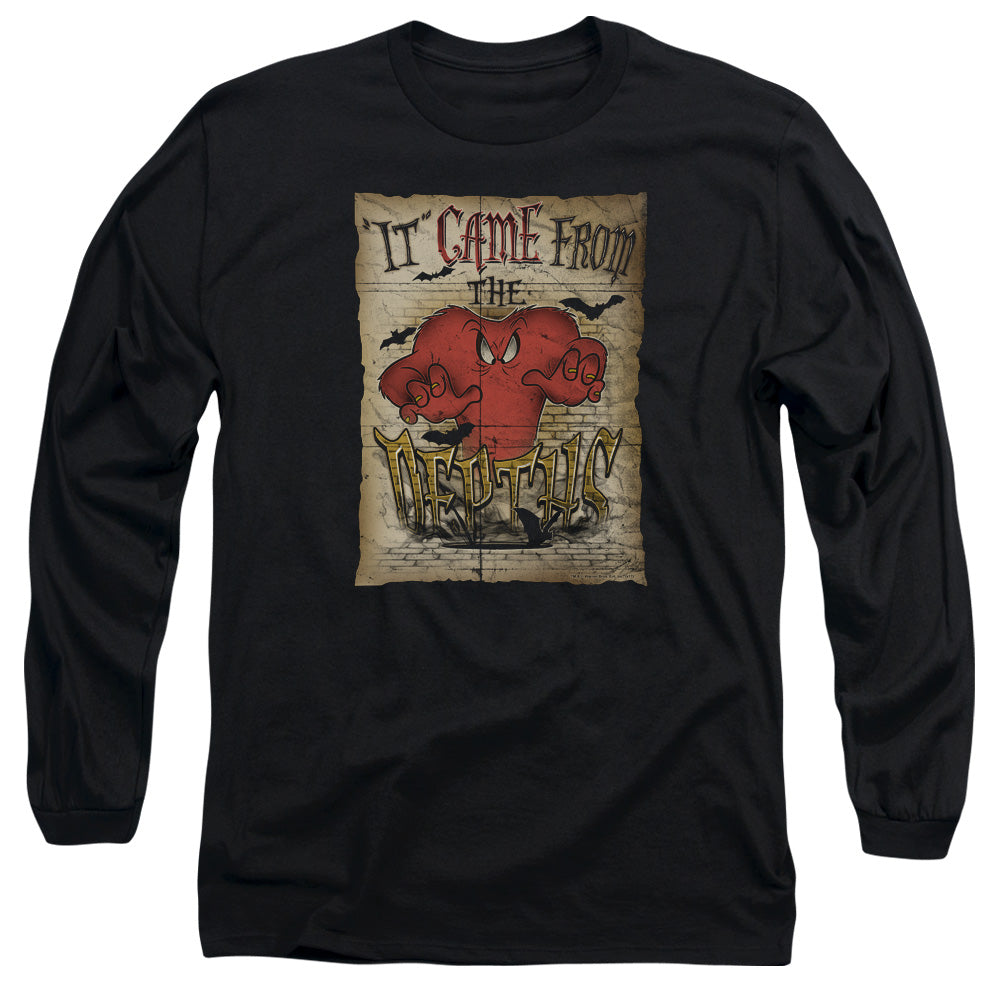Looney Tunes the Depths Mens Long Sleeve Shirt Black