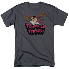 Load image into Gallery viewer, Looney Tunes Taz Terror Mens T Shirt Charcoal