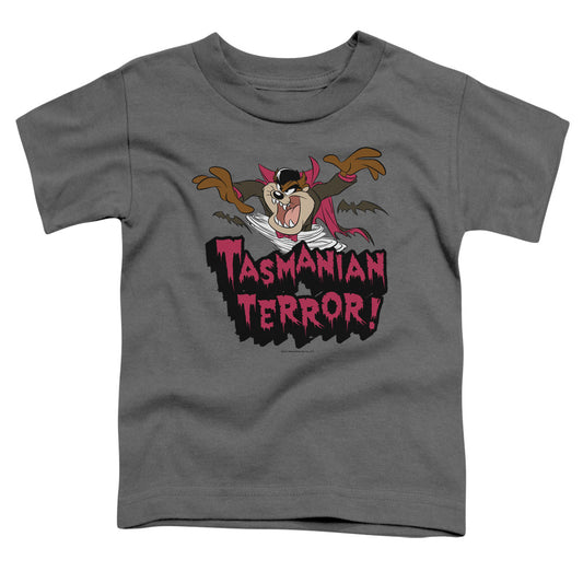 Looney Tunes Taz Terror Toddler Kids Youth T Shirt Charcoal