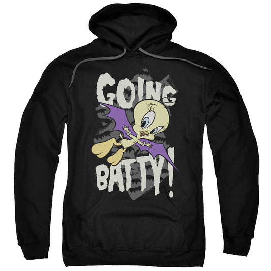 Looney Tunes Going Batty Mens Hoodie Black