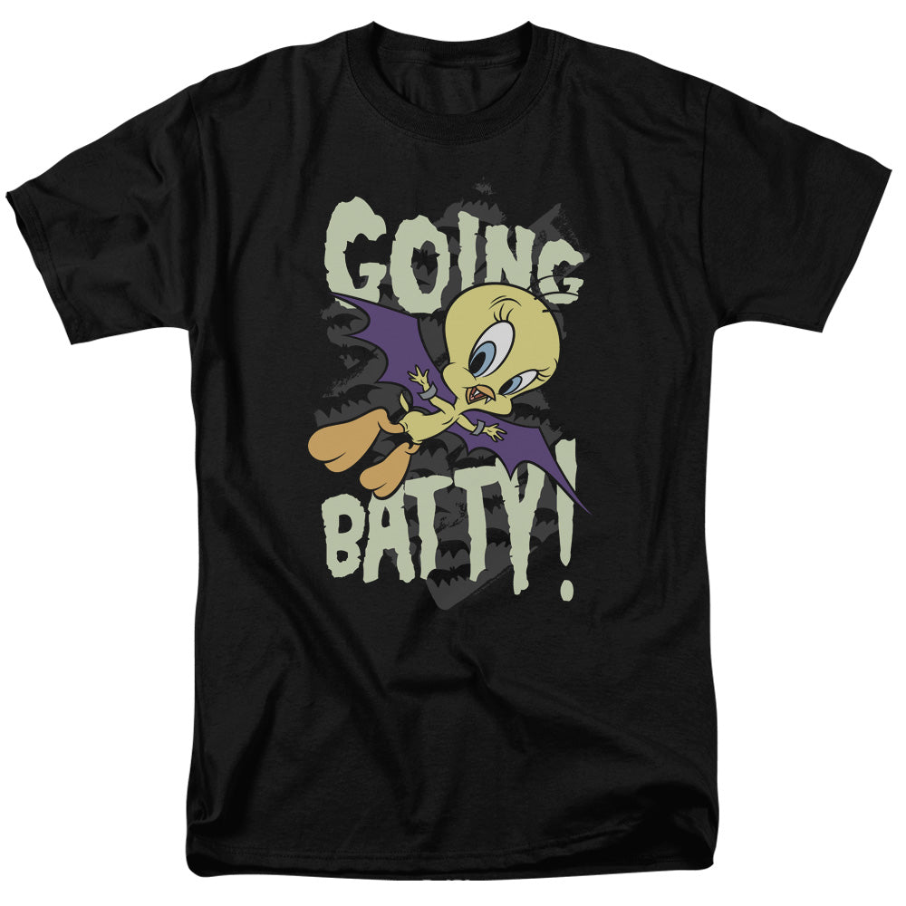 Looney Tunes Going Batty Mens T Shirt Black