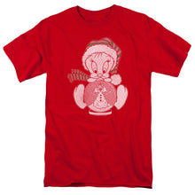 Load image into Gallery viewer, Looney Tunes Tweey Globe Mens T Shirt Red