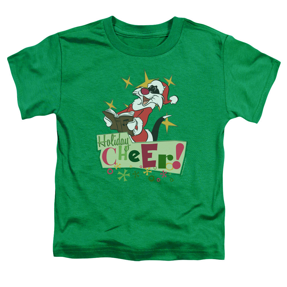 Looney Tunes Cheer Sylvester Toddler Kids Youth T Shirt Kelly Green