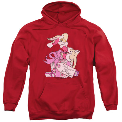 Looney Tunes Lola Present Mens Hoodie Red